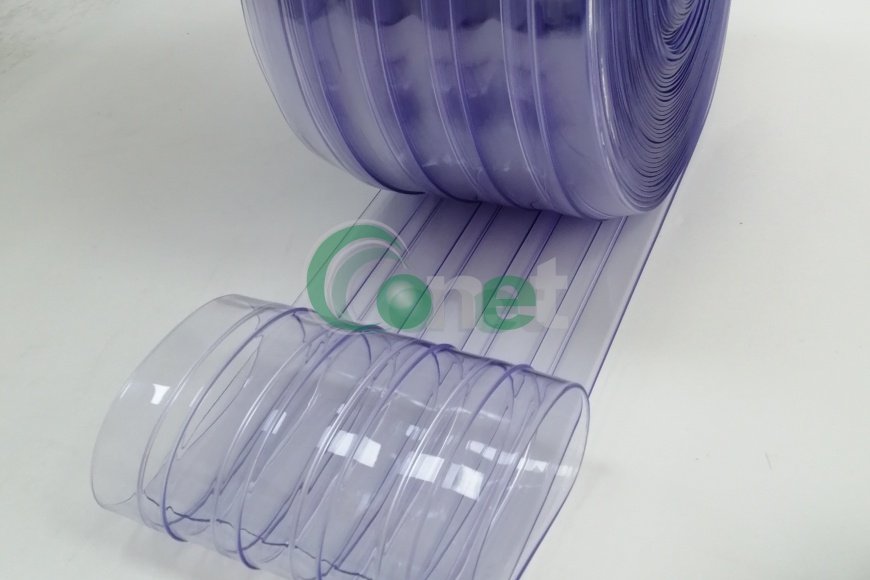 Ribbed low temperature PVC Curtain