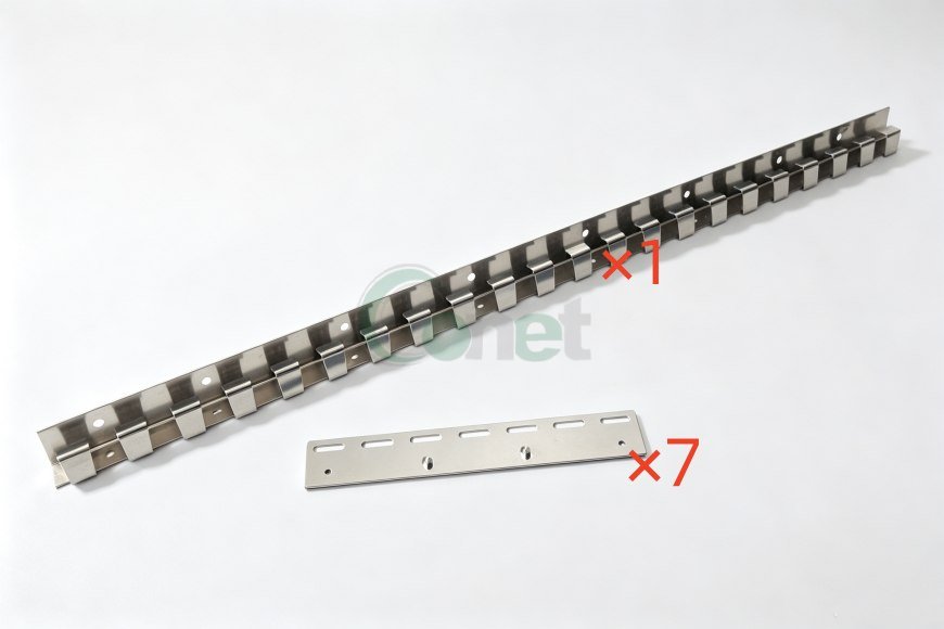 Set includes 7 heavy-duty mounting brackets