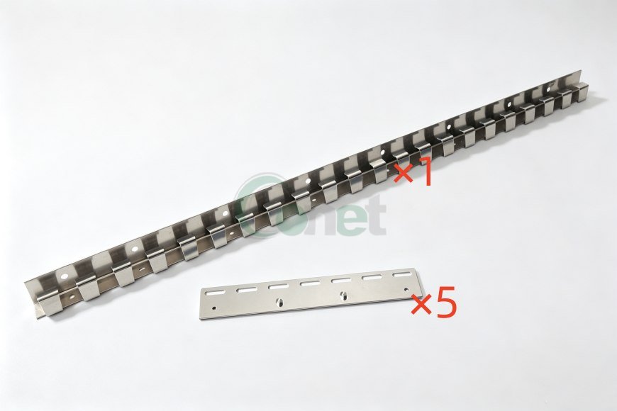 Set includes 5 heavy-duty mounting rail brackets