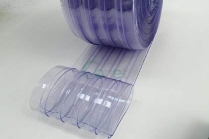 Ribbed low temperature PVC Curtain