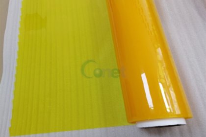 Yellow pleastic film