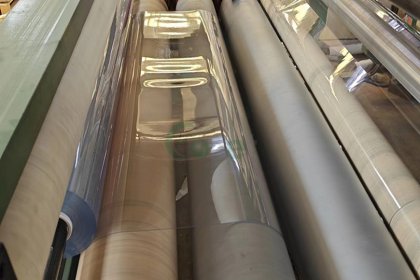 Transparent table protect sheet production