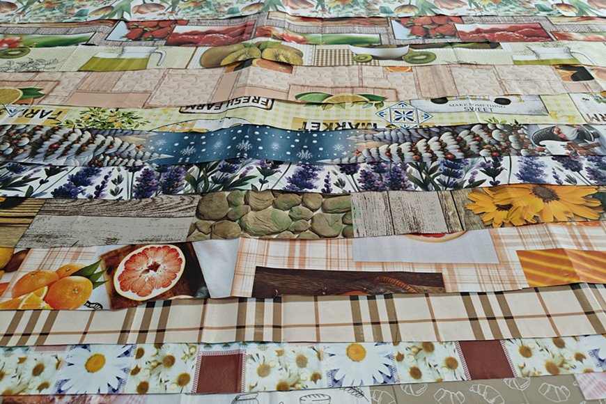 Different pattern tablecloth