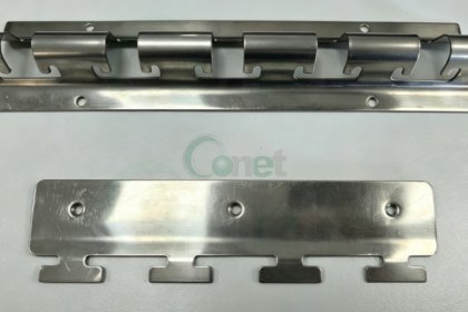 rail &plates pvc curtains